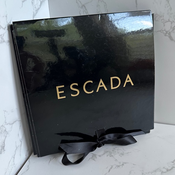 Escada 100% Silk Sheer Scarf - Picture 6 of 8